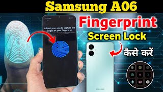 Samsung a06 in display fingerprint sensor SettingSamsung a06 fingerprint lock fingerprint [upl. by Noll]