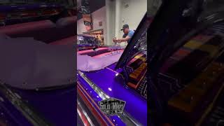 Phoenix Suns themed 1957 Chevrolet Bel Air lowrider at SEMA 2024 shorts [upl. by Rhodia]