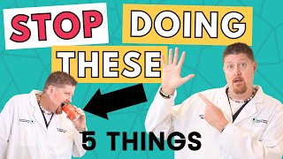 5 Things Your Dentist Wants You to Stop Doing  Dr Brett Langston [upl. by Pilloff]