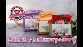 Tutorial Österliche Seifenverpackung mit Produkten von Stampin Up [upl. by Phoebe]