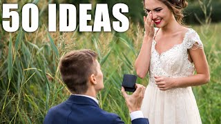 50 Best Marriage Proposal Ideas for Men How to Propose to a Girlfriend w Simple Unique Engagements [upl. by Auroora591]