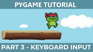 PyGame Endless Vertical Platformer Beginner Tutorial in Python  PART 3  Keyboard Input [upl. by Lemert]