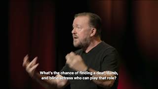 Ricky Gervais  Armageddon  Actors and the disabilities Joke [upl. by Emera]