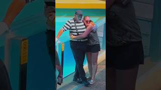 Tom the mime SeaWorld Orlando robthemime funny mimeshow seaworldorlando disney mime orlando [upl. by Hazeefah]