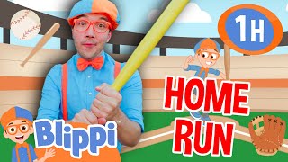 Blippi Hits a Home Run ⚾  Kids TV Show  Sports For Kids  Educational Videos for Kids [upl. by Fernyak]