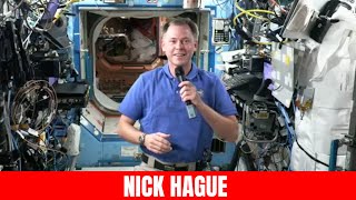 Amy King Speaks With Astronaut Col Nick Hague From The International Space Station [upl. by Yeloc]