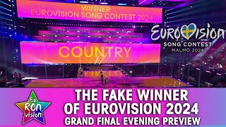 Eurovisions 2024 FAKE WINNER Irelands Bambie Thug standin  The Grand Final Evening Preview show [upl. by Enilrem]