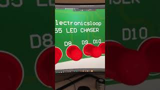 555 Timer LED Chaser 3D View in Altium Designer 20 Shorts [upl. by Einahpad]