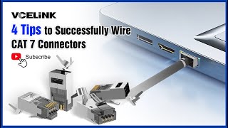 4 Tips to Successfully Wire CAT 7 Connectors  VCELINK [upl. by Saoj305]