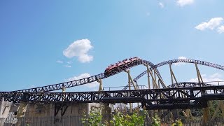 Desert Race  Heide Park Resort  Intamin  Accelerator Coaster [upl. by Tobye816]