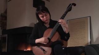 Asya Selyutina plays on Staufer guitar 1824 Napoleon Coste Andante op39 [upl. by Fruma810]