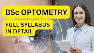 What YOU will be learning in Optometry course 👩‍⚕️📃  BSc Optometry Syllabus [upl. by Bergmans38]