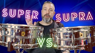 Ludwig ‘Super Ludwig’ vs SupraPhonic Snare Drum Comparison [upl. by Eneli]