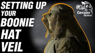 How To Set Up Your Boonie Hat Veil [upl. by Dviad545]