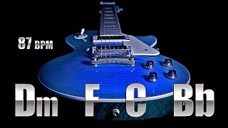 Clean Guitar Soft Rock Backing Track D minor [upl. by Danby]