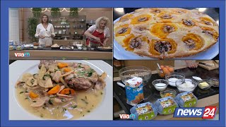 Mish viçi kremoz me limon  Kek i përmbysur me kajsi Receta nga znjEneida [upl. by Clementas]