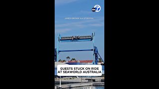 Guests stuck on ride at SeaWorld Australia [upl. by Cirre333]