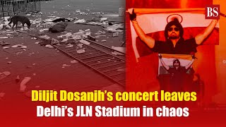 Diljit Dosanjh’s concert leaves Delhi’s JLN Stadium in chaos [upl. by Aronle422]