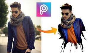 PJ  PicsArt Splatter Effect  PicsArt Editing  PicsArt Tutorial 2018  Best Editing PicsArt [upl. by Hakym646]