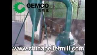 Wood chipper hammer mill machine [upl. by Kursh]