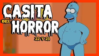 LOS SIMPSON  CASITA DEL HORROR 22 Y 23  Resúmenes de series [upl. by Ovid]