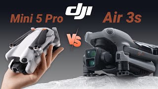 DJI Mini 5Pro VS Air3S  Which Mini Worth Waiting [upl. by Goto]