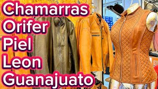 Las mejores Chamarras de piel de león Guanajuato Orifer Leather fabric LEON GUANAJUATO México [upl. by Tiffie820]