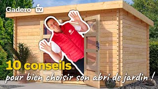 10 conseils pour bien choisir son abri de jardin [upl. by Abisha]