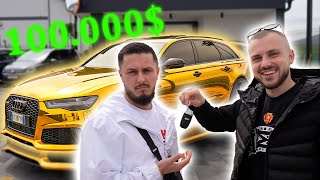 SURPRISING MY BROTHER WITH HIS DREAM CAR  NEW AUDI RS6 GOLD [upl. by Asim]