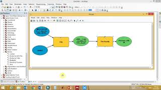 Create geoprocessing model with Model builder in Arcmap Δημιουργία μοντέλου στο Arcmap [upl. by Agon676]