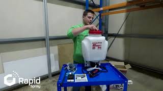 NEW 24V 15L Chapin Backpack Sprayer  Unboxing Video  Rapid Spray [upl. by Anaig]