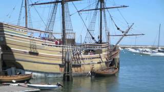 Happy Thanksgiving from the Mayflower Ship in Plymouth Massachusetts USA [upl. by Aimehs]