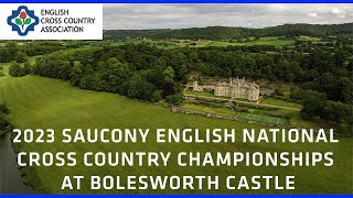 2023 Saucony English National Cross Country Championships at Bolesworth Castle [upl. by Jacinda]