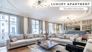 Luxury Paris Rental Apartment Tour  Trocadéro  PARISRENTAL  REF 58924 [upl. by Annaohj]