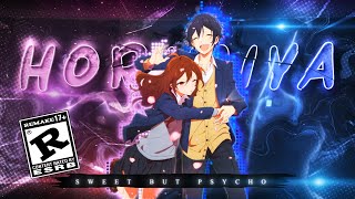 Horimiya 🧡💙  Sweet but Psycho Remake Fajium EditAMV 4K [upl. by Scevor]