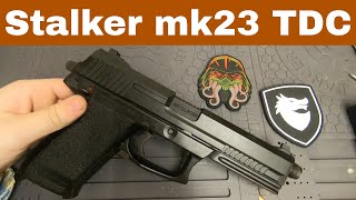 MK23 TDC hopup upgrade from Stalker Airsoft Designs  Airsoft toy tech guide [upl. by Asirralc]