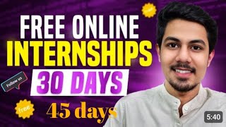 Free Online Intership in 2024 ll Engineering Internship with Certificate ll ♾️ Check it out 🤔 [upl. by Enninaej]