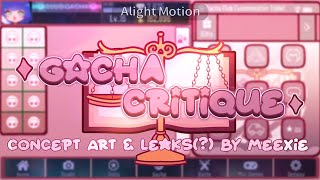 Gacha Critique Mod  💗 New gacha mod Leaks amp Concept art [upl. by Sheila]