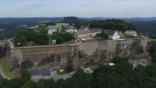 Königstein Fortress  Festung Saxon Bastille [upl. by Wobniar]