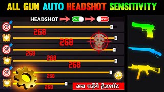 Free Fire Auto Headshot Trick 2024 Sensitivity  2gb 4gb 6gb Ram Headshot Sensitivity Setting [upl. by Piselli739]