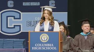 Columbia High School Graduation Ceremony Class of 2024 [upl. by Htiel]