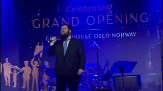 Benny Friedman singing Kol Berama in Oslo Norway [upl. by Machute]