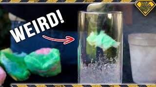 Cotton Candy acts WEIRD in Liquid Nitrogen Check Out This TKOR Cotton Candy Liquid Nitrogen Trick [upl. by Aesoh]