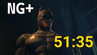 Batman Arkham Origins Speedrun NG in 5135 [upl. by Bencion716]