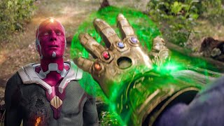 Thanos Kills Vision Scene  Thanos Uses Time Stone  Avengers Infinity War 2018 Movie Clip [upl. by Eelrak]