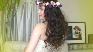 Wedding Hair Style ♡ Nutural Wavy [upl. by Younglove114]