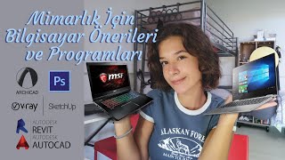 Mimarlık Öğrencileri İçin Bilgisayar ve Program Önerileri [upl. by Ahcim]