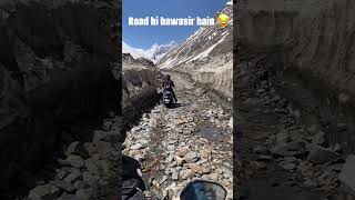 Road hi bawasir hai 😂 kaza spiti offroad mountains nature view youtubeshorts shortsfeed [upl. by Ewens513]