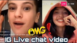 Lisa and Rosalia Ig live chat video  LIVE  lisa rosalia newoman [upl. by Eastlake20]