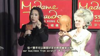 Marie Tussauds wax figure unveiling at Madame Tussauds Hong Kong 2011 [upl. by Nidnarb]